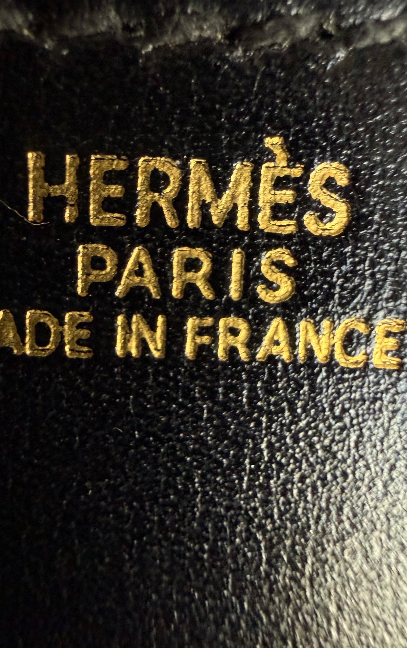 Black Metor 23 Box Calf Leather Clutch