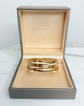 Bvlgari B.Zero1 18k Rose Gold Wide Bracelet