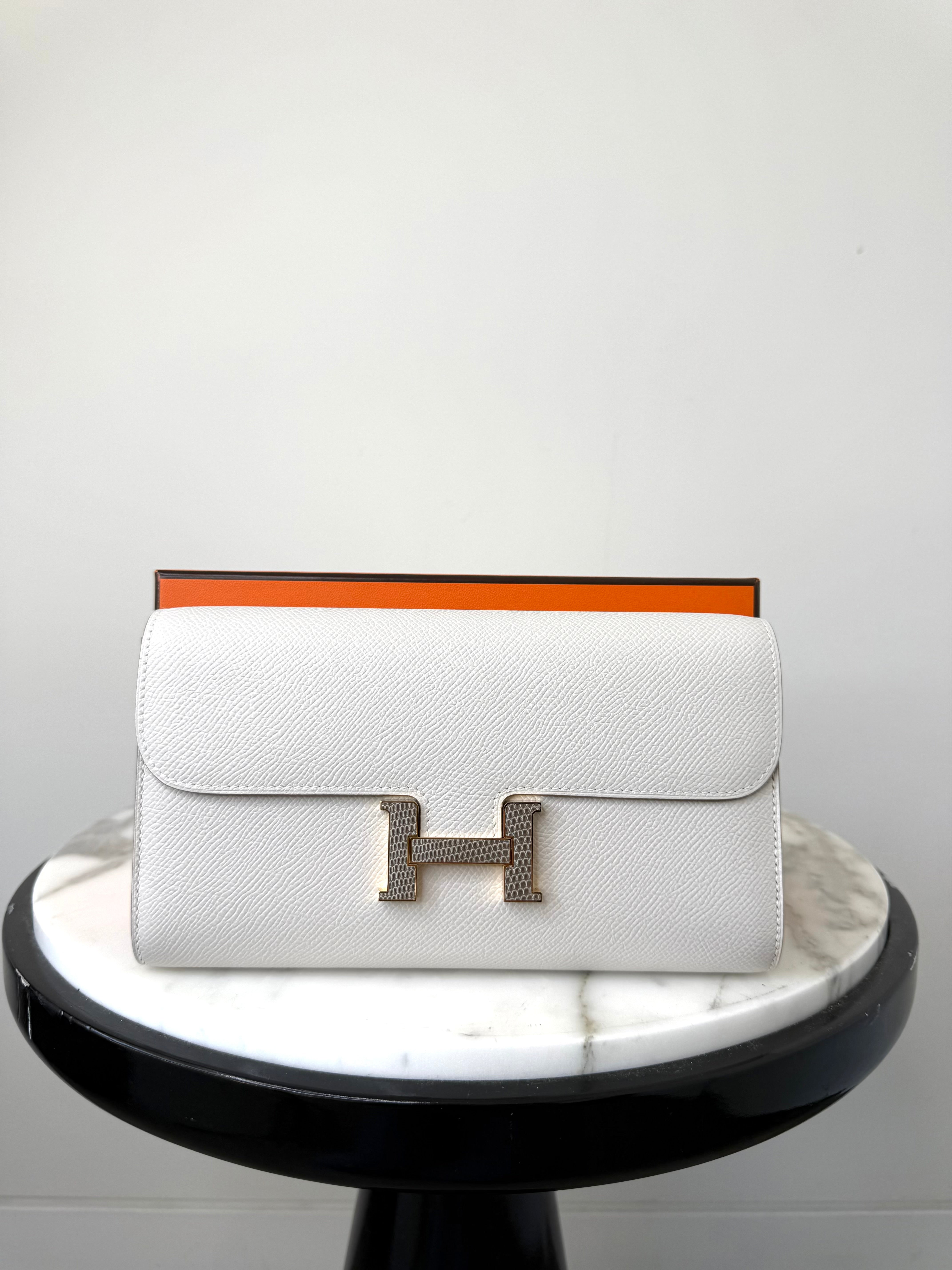 Pale Gris Constance To Go Wallet w Strap BRAND NEW