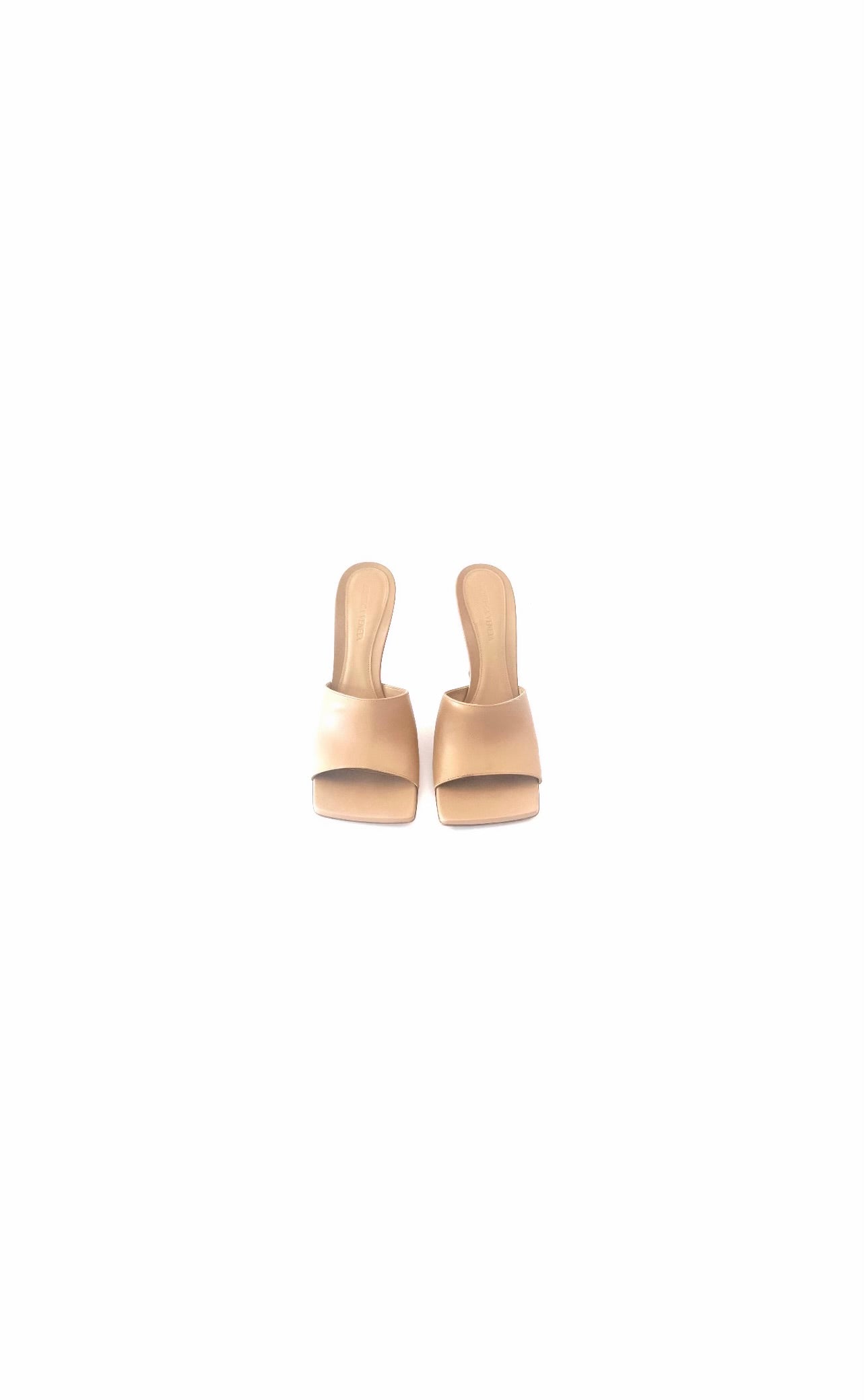 Nude Stretch Mules