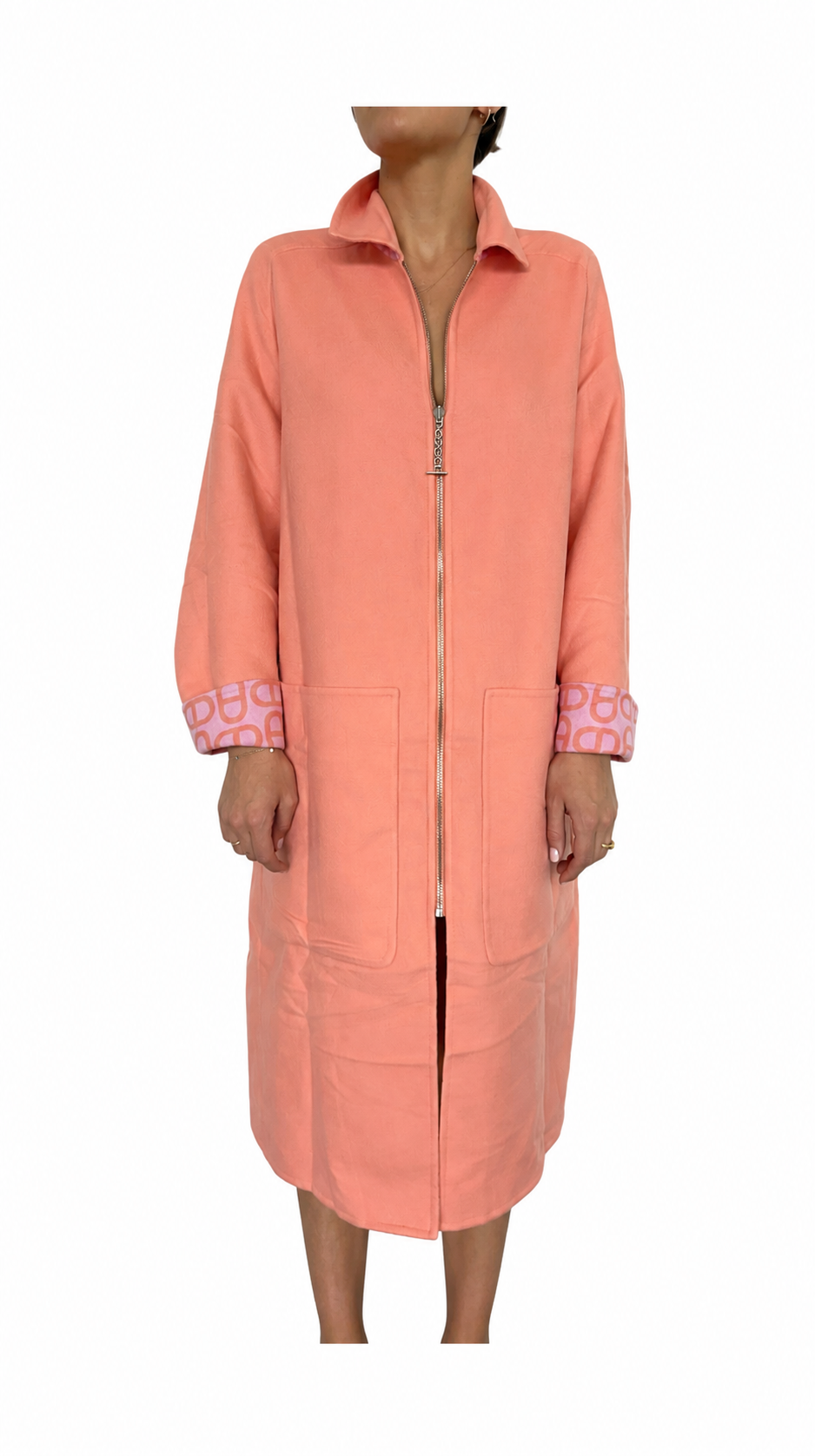 Pink & Orange Reversible Cashmere Jacket BRAND NEW
