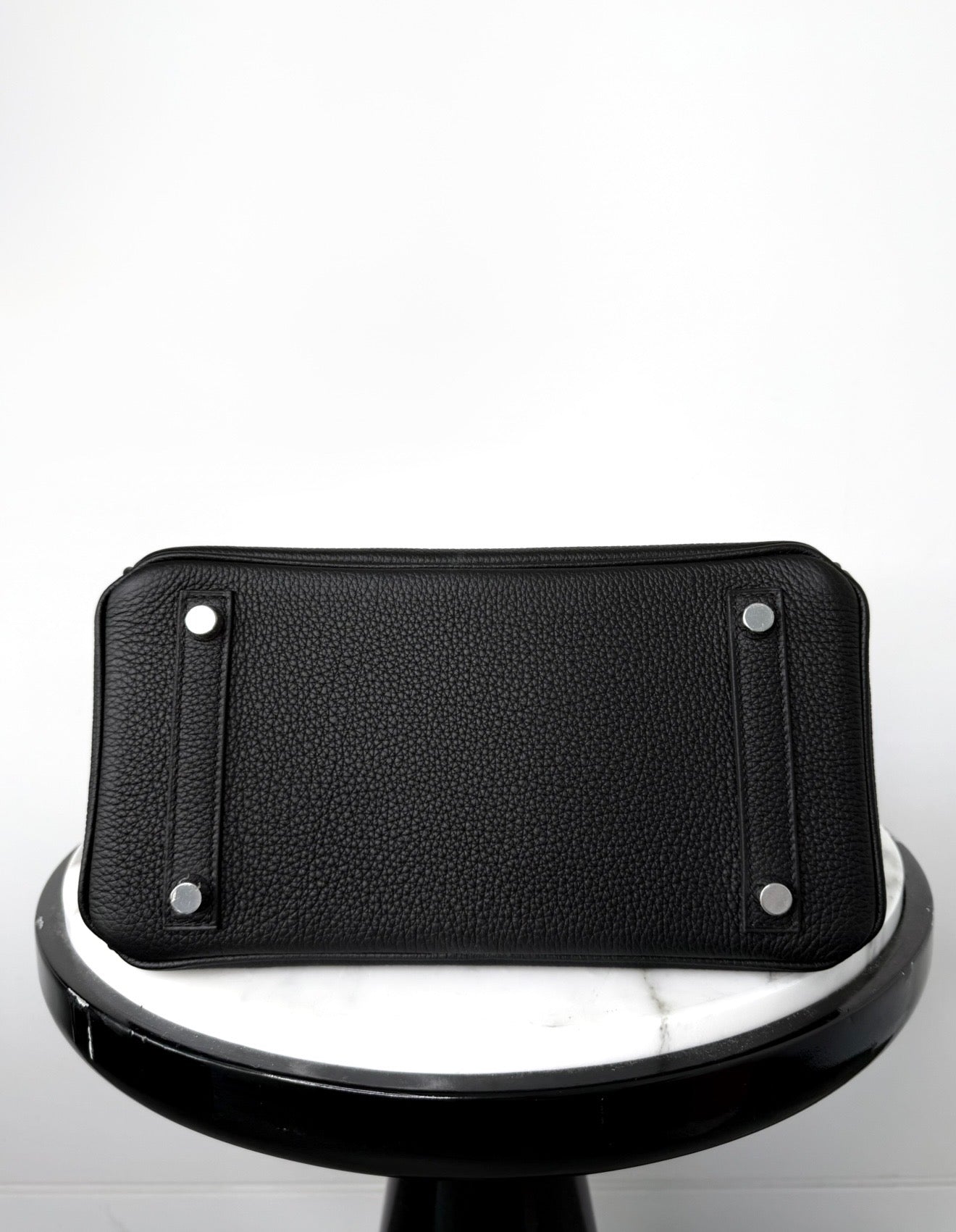 Birkin 25 Black Togo Leather Palladium Hardware BOX FRESH