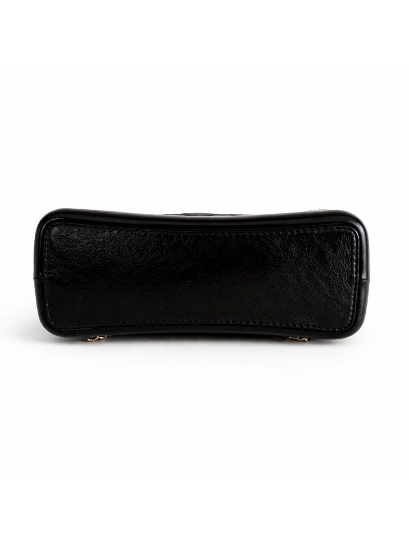 Chanel Black Quilted Aged Calfskin Small Backpack Excellent Condition