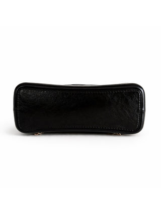 Chanel Black Quilted Aged Calfskin Small Backpack Excellent Condition