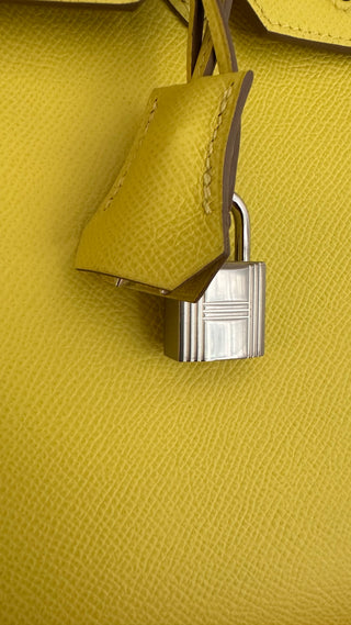 Lime Birkin 30 Epsom Leather Palladium Hardware