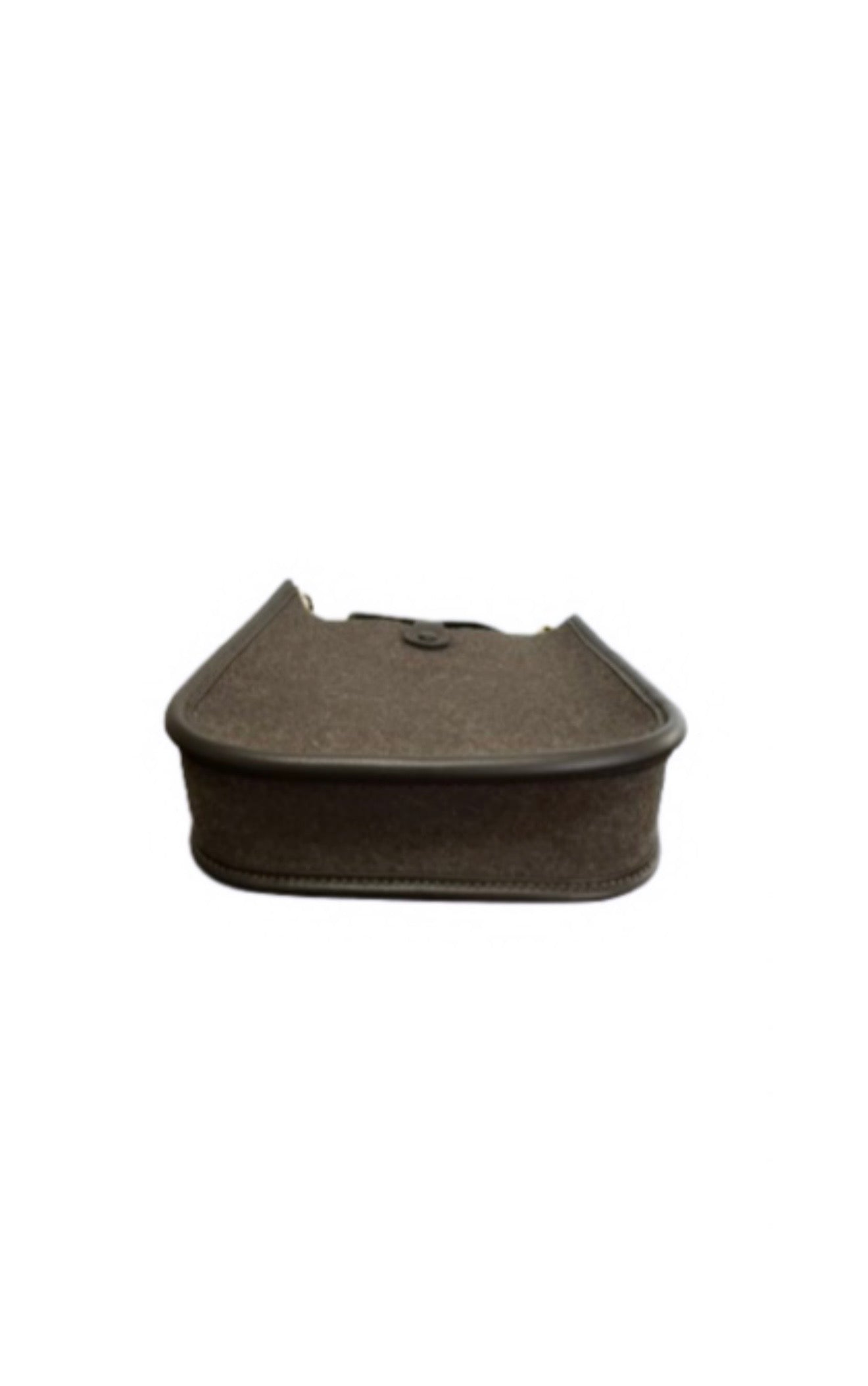 Hermes Brown Wool Mini Evelyn Bag