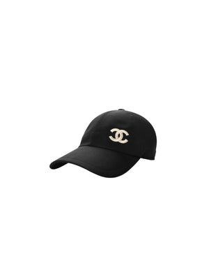 Black CC Logo Cotton Cap