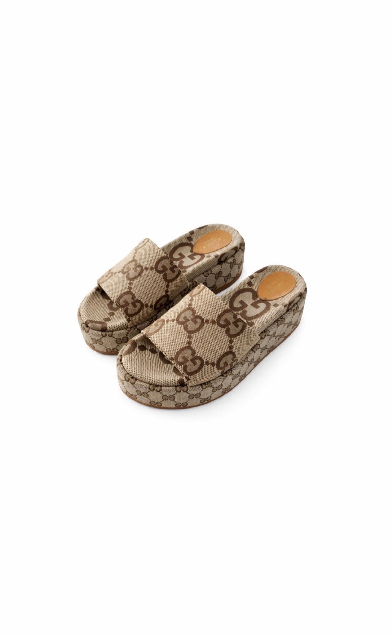 Gucci Platform Slide Sandals Size 39.5