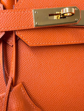 Orange Hermes Birkin 35