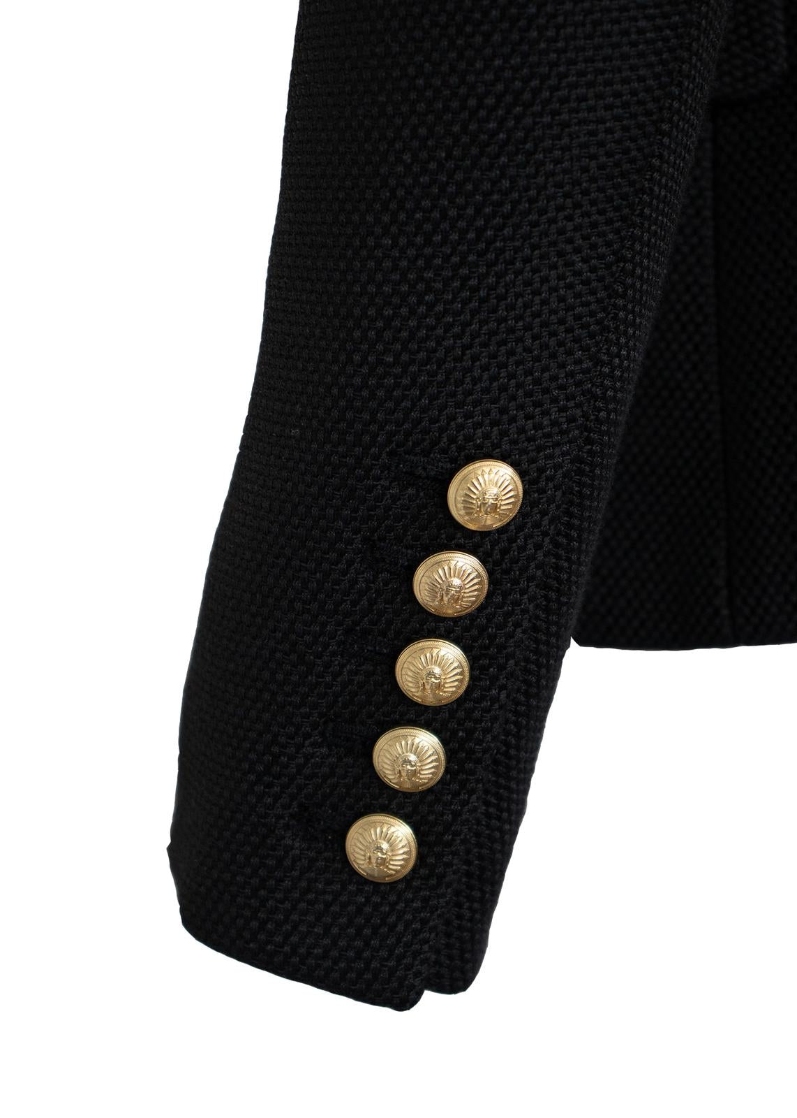 Button Embellished Tailored Blazer