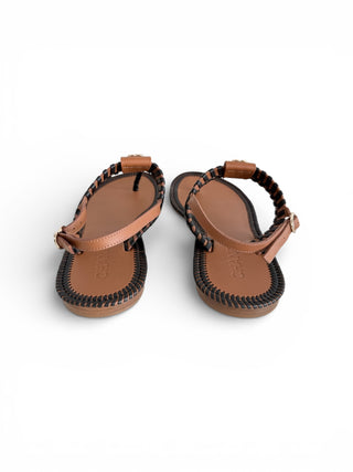 Chanel leather Thong Sandals BRAND NEW  Size 39.5
