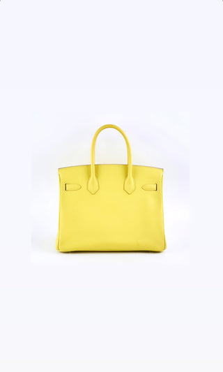Lime Birkin 30 Epsom Leather Palladium Hardware