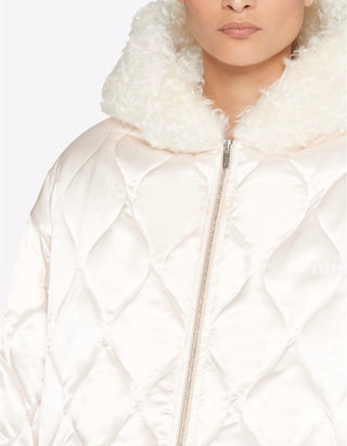 Diamond Quilted Hood Jacket