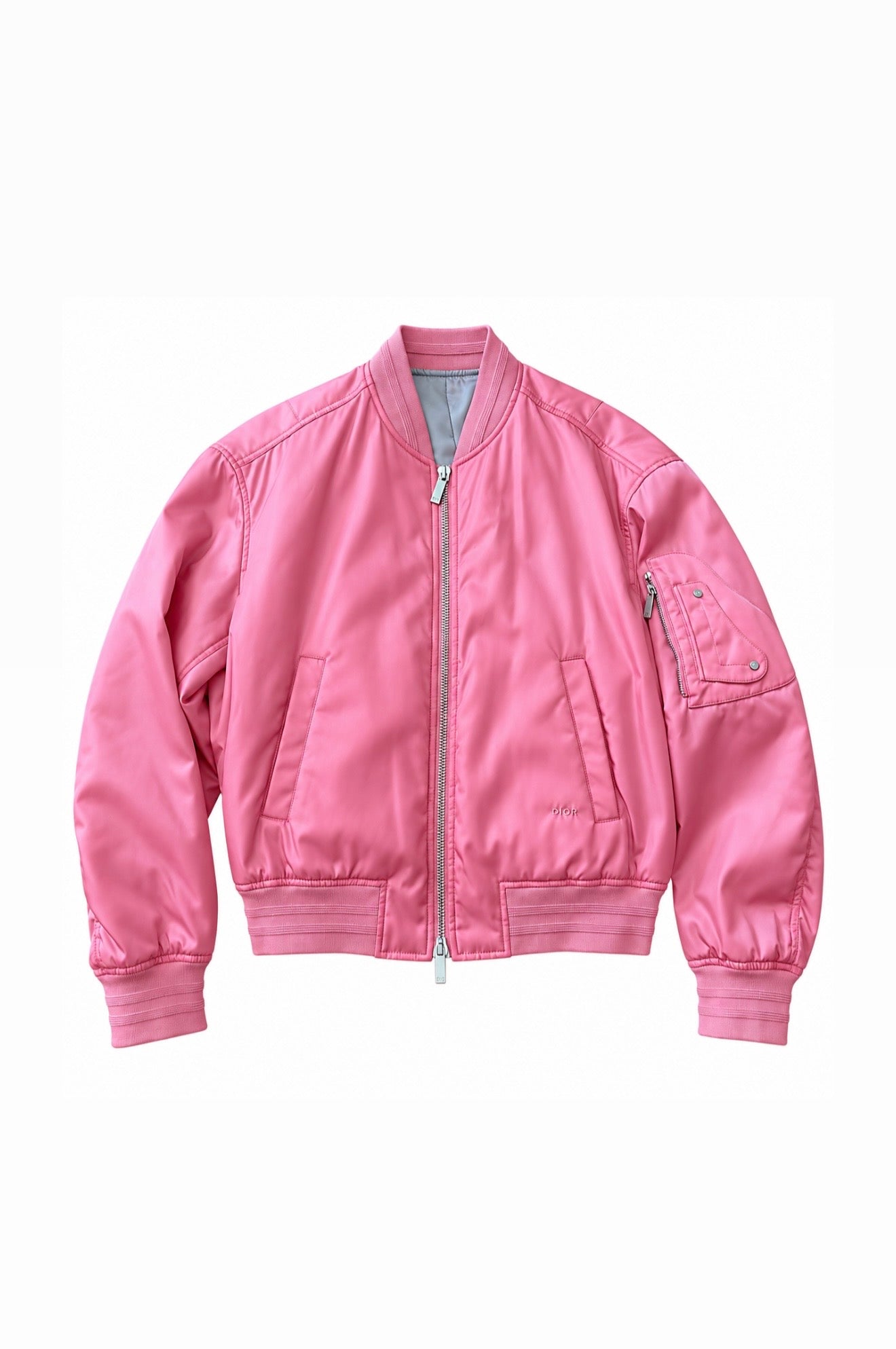 Pink 2020 Saddle Pocket Bomber Jacket Like New Condition