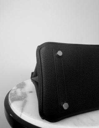 Birkin 25 Black Togo Leather Palladium Hardware BOX FRESH