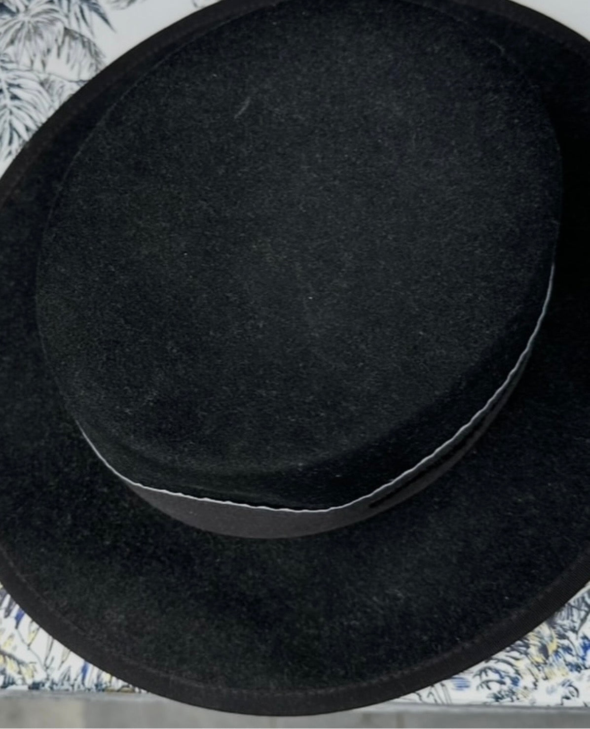 Christian Dior Black Rodeo Felt Hat