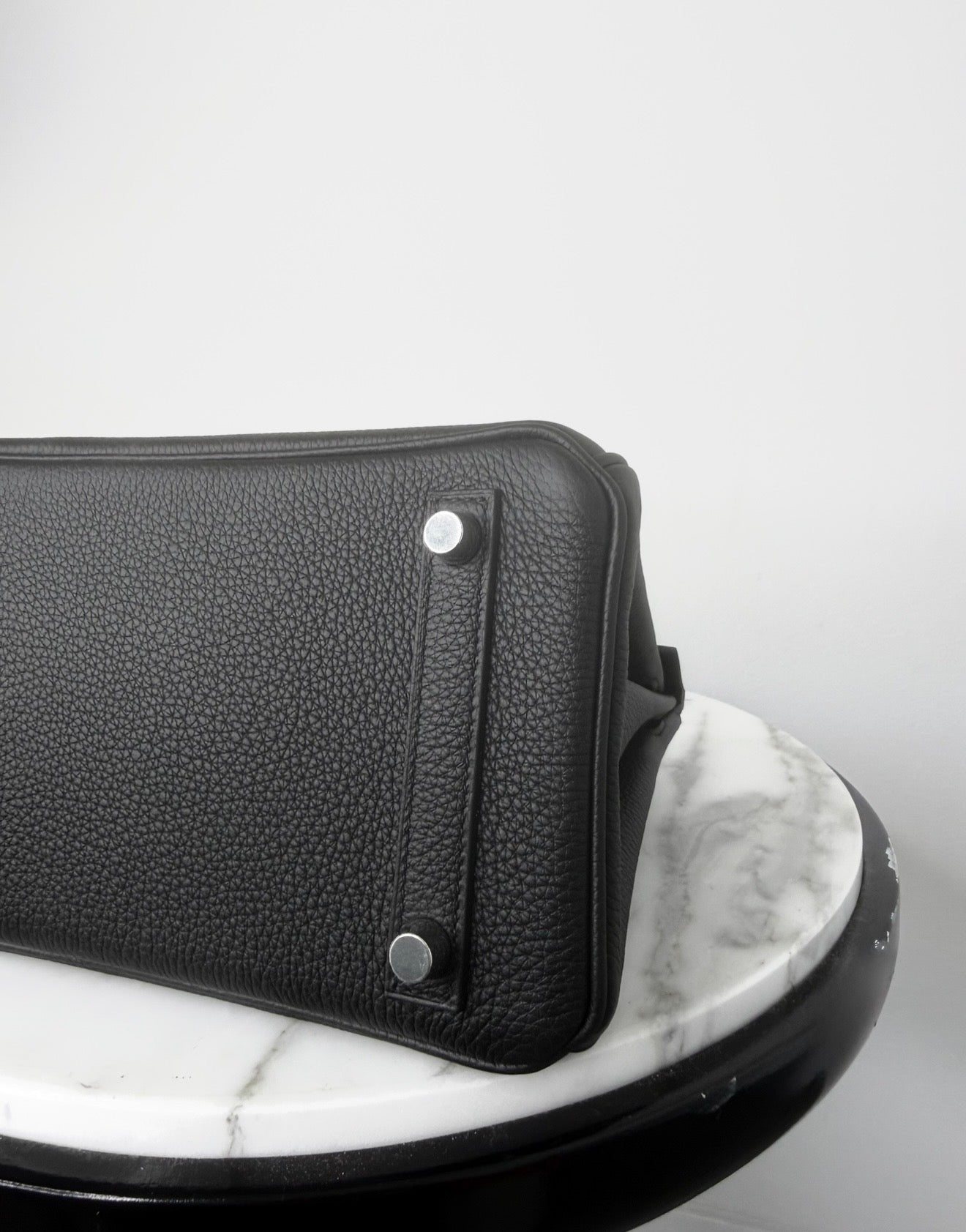 Birkin 25 Black Togo Leather Palladium Hardware BOX FRESH