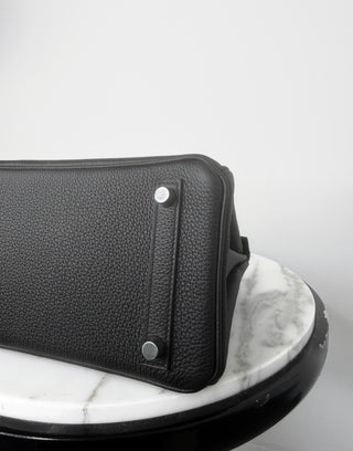 Birkin 25 Black Togo Leather Palladium Hardware BOX FRESH
