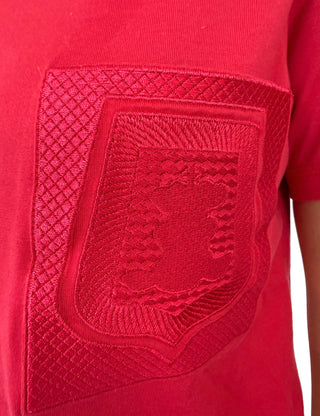 Hermes’ Red Embroidered Pocket T-Shirt