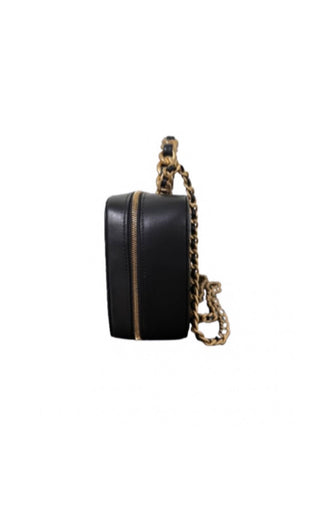 Chanel Black Top Handle Vanity Case