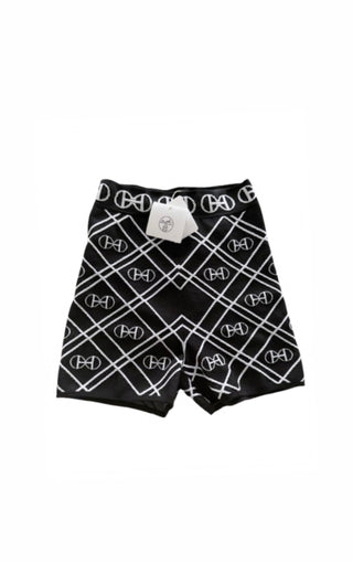 Hermes’ Black Technical Knit H Rond Crop Top & Shorts BRAND NEW