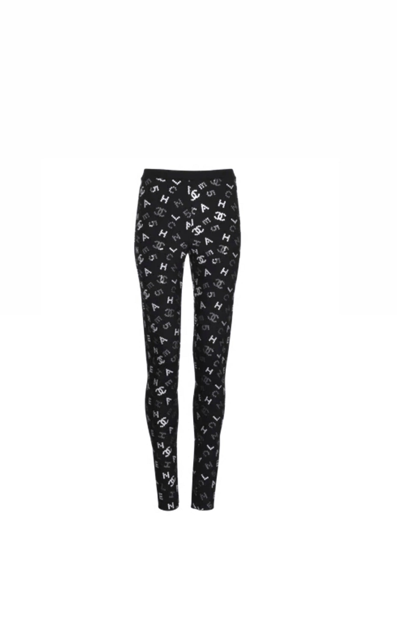 Black & White Resort 2020 Monogrammed Leggings