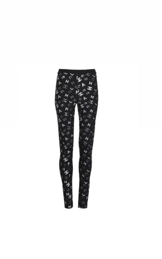 Black & White Resort 2020 Monogrammed Leggings