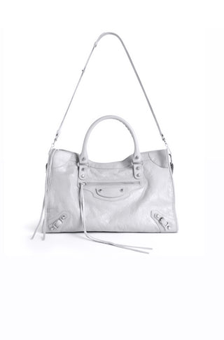 Balenciaga Light Grey Le City Medium Tote