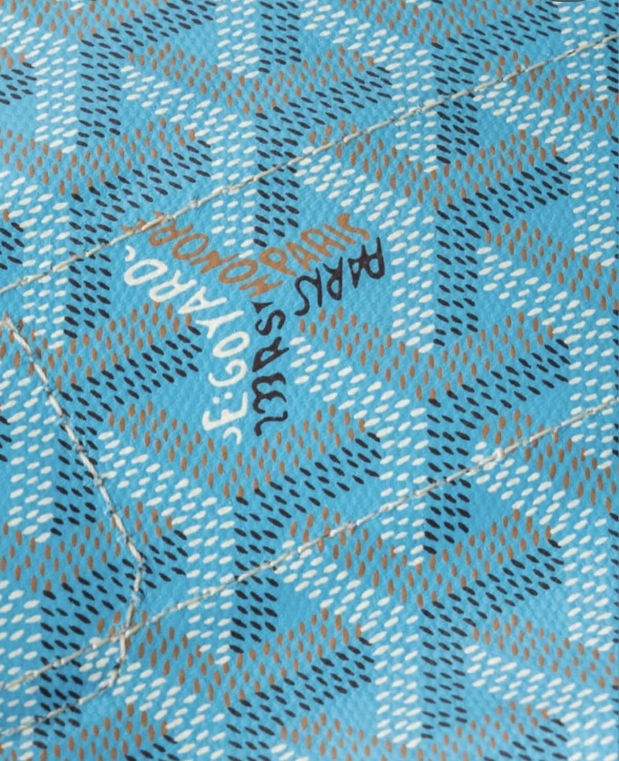 Goyard Turquoise/Beige Reversible