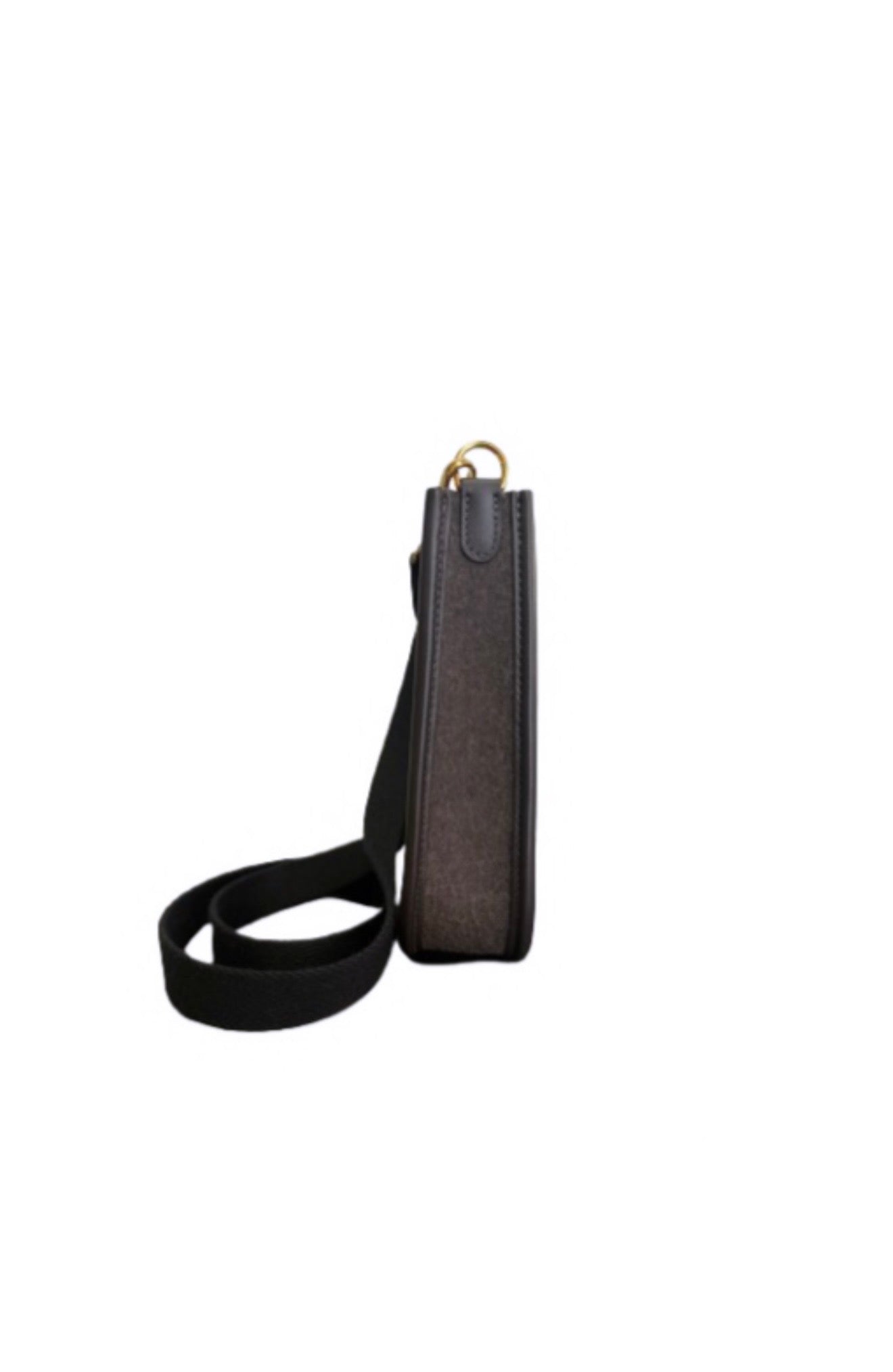 Hermes Brown Wool Mini Evelyn Bag