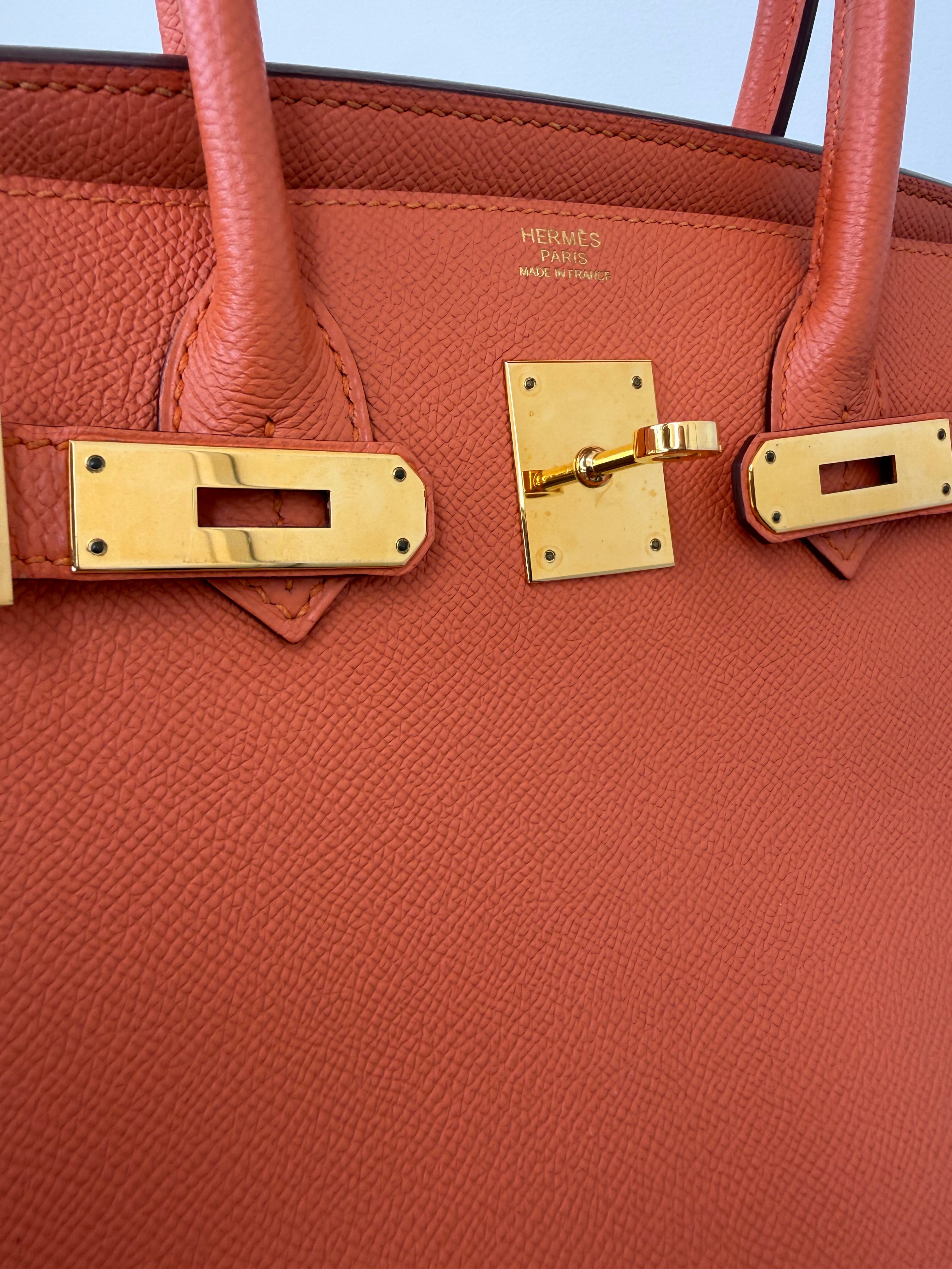 Mango Birkin 30 Togo Leather Gold Hardware