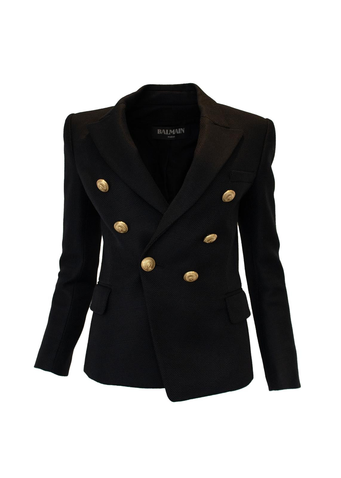 Button Embellished Tailored Blazer