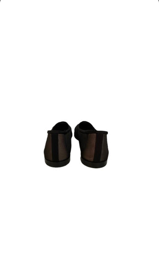 Black Mesh Ballet Flats