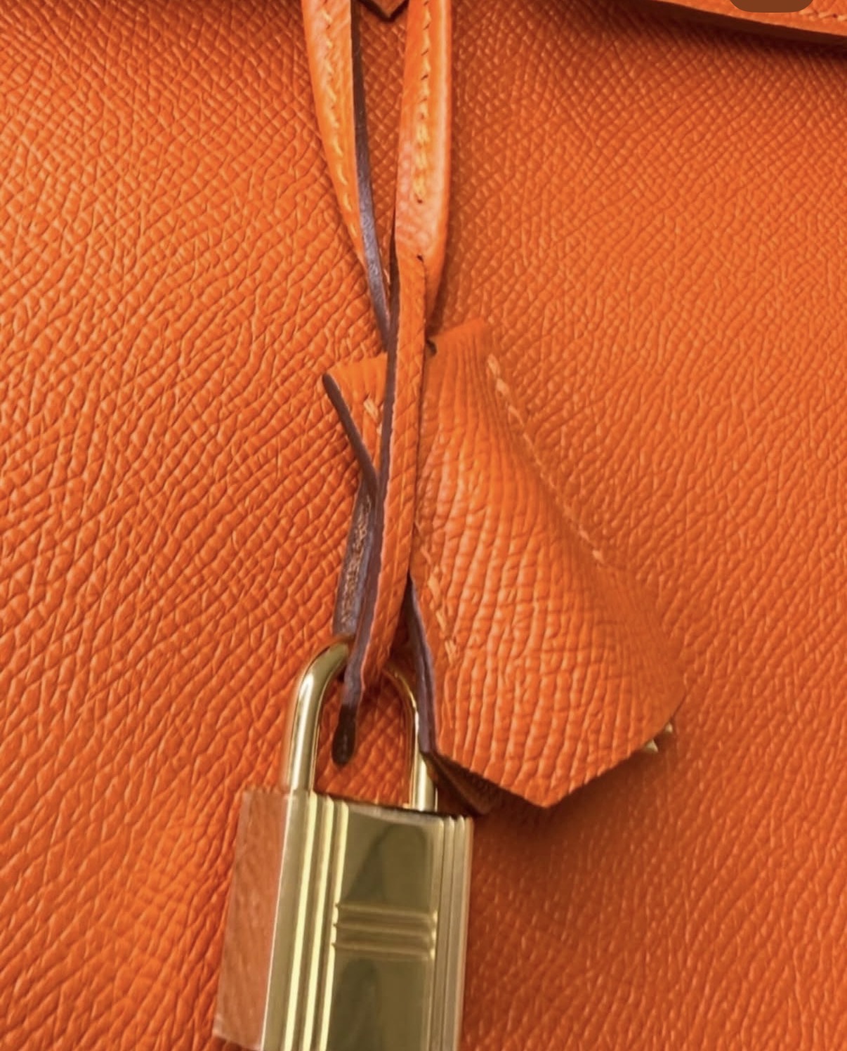 Orange Hermes Birkin 35