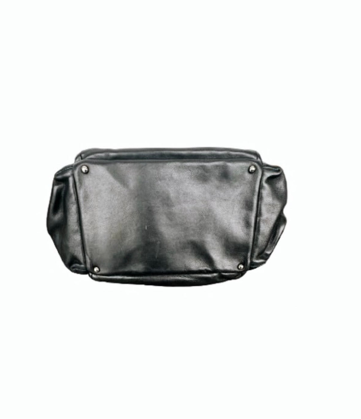 Black Lambskin Shoulder Bag