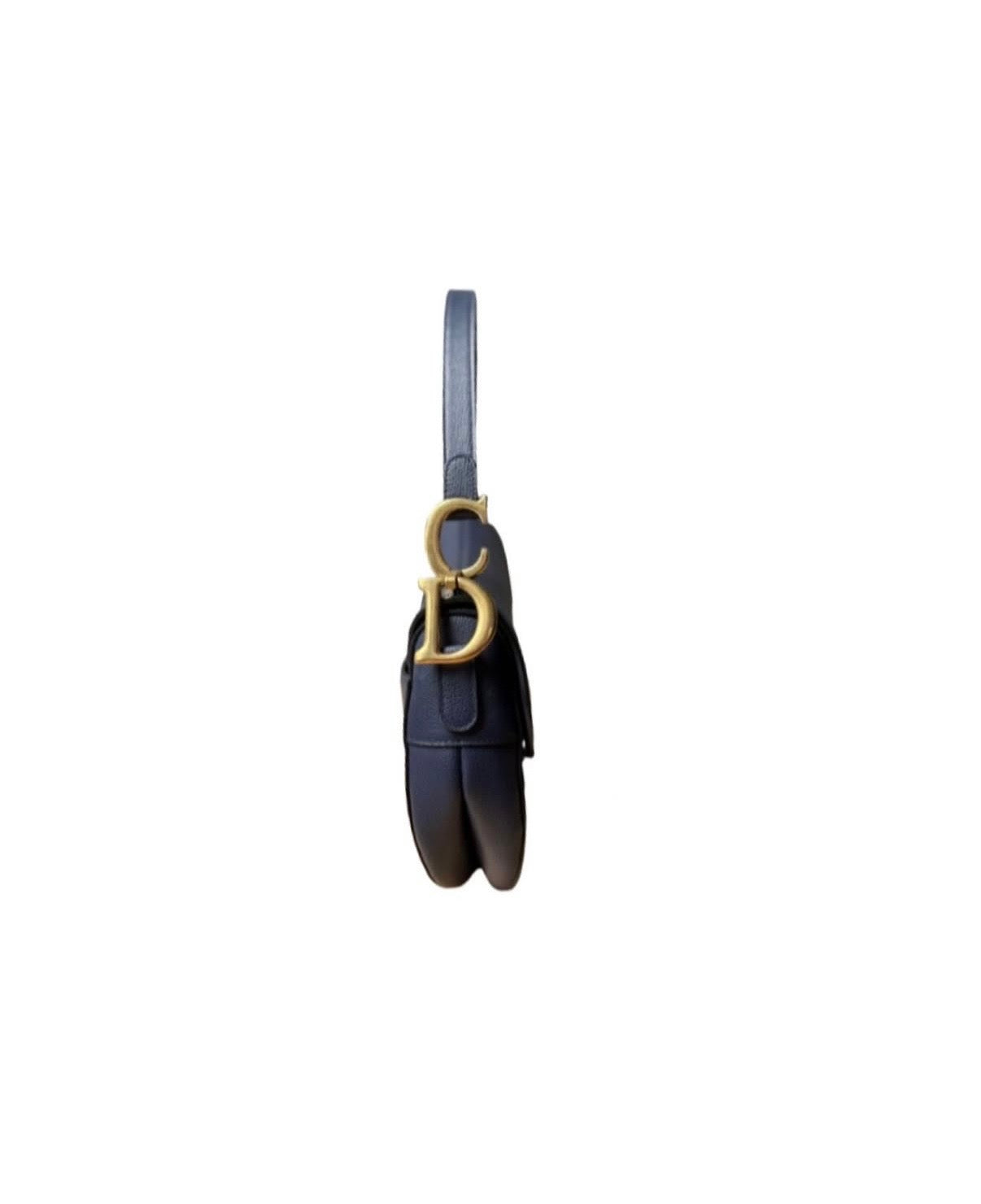 Christian Dior Deep Ocean Blue Medium Saddle Bag