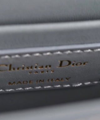 Blue/Grey Calfskin Shoulder Bag CHRISTIAN DIOR