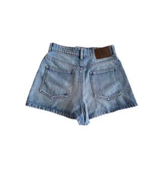MIU MIU Blue Denim Shorts
