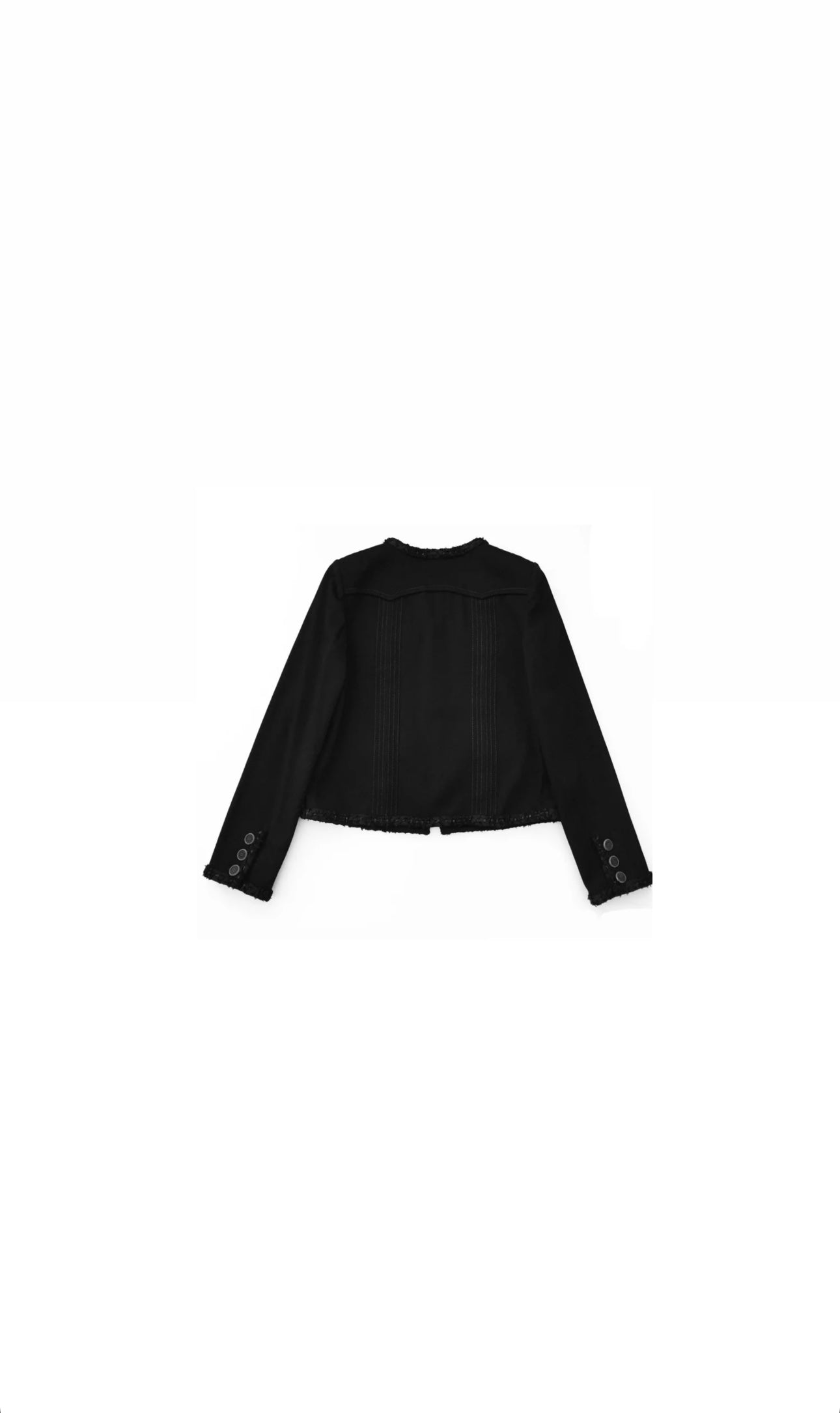 Cruise 17 Black La Petite Tweed Trim Petite Jacket