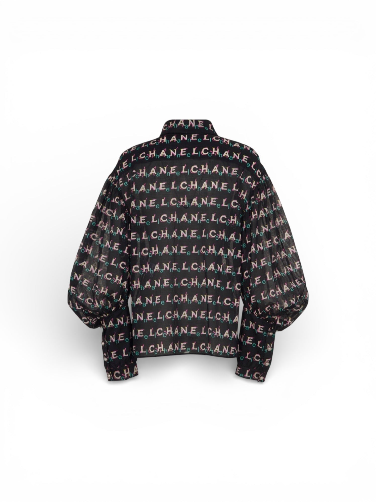 Chanel Iconic Logo Blouse