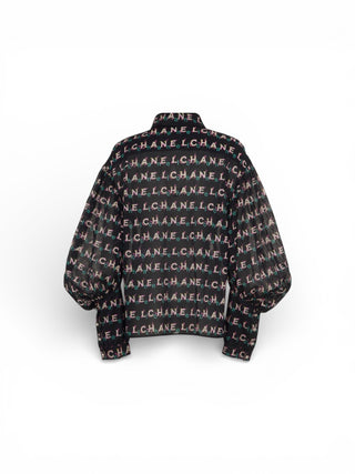 Chanel Iconic Logo Blouse