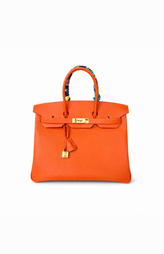 Hermes’ Orange Birkin 35