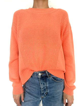 Orange Cashmere / Cotton Sweater