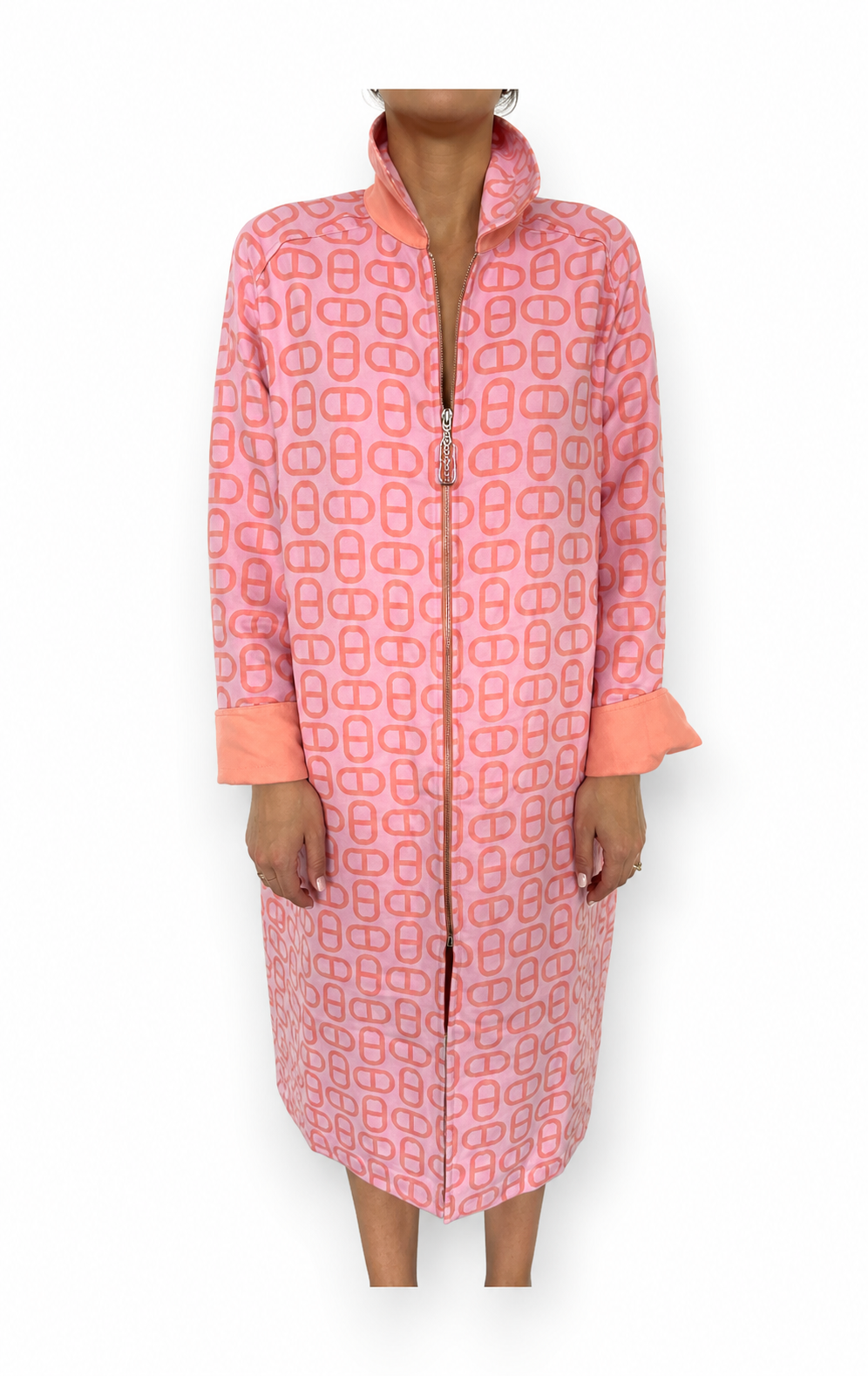 Pink & Orange Reversible Cashmere Jacket BRAND NEW