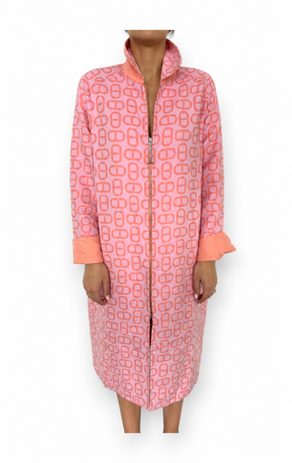 Pink & Orange Reversible Cashmere Jacket BRAND NEW