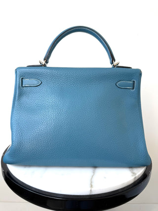 Blue Jean Kelly 32 Retourne Togo Leather