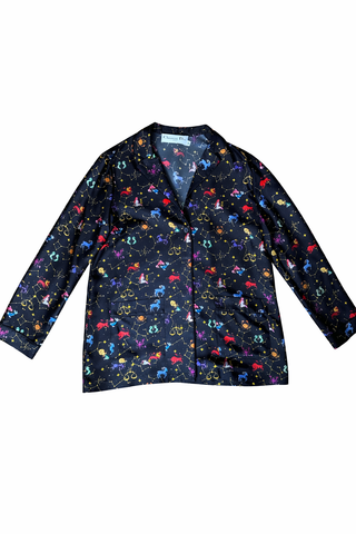 Dior Silk Zodiac Shirt & Pant Set