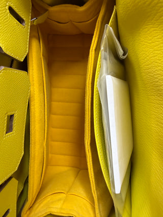 Hermes Lime Birkin 30 Epsom Leather