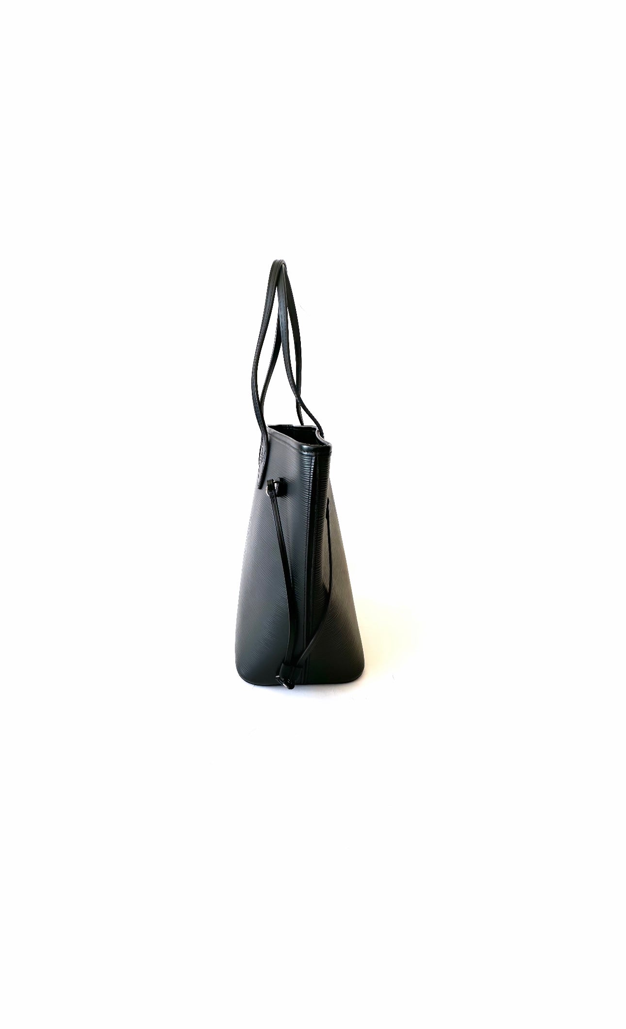 Black Epi Leather Neverfull MM Tote