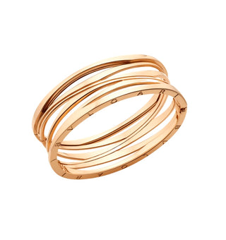 Bvlgari B.Zero1 18k Rose Gold Wide Bracelet